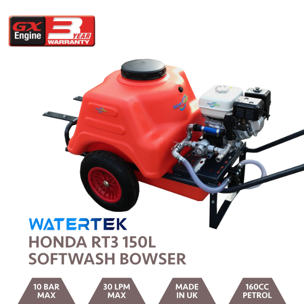Watertek RT3 SoftWash Bowser 150L Tank